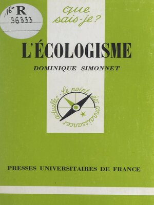 cover image of L'écologisme